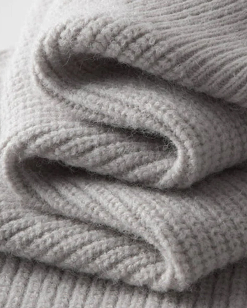 AMALFI Wool Gilet with Full-Length Zipper