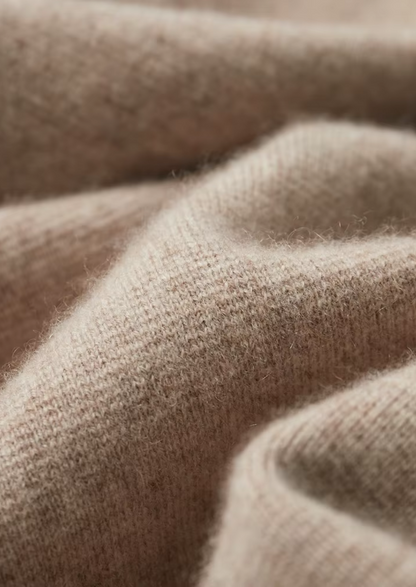 Extra-Fine Merino Wool Zipped Polo Knit Jacket