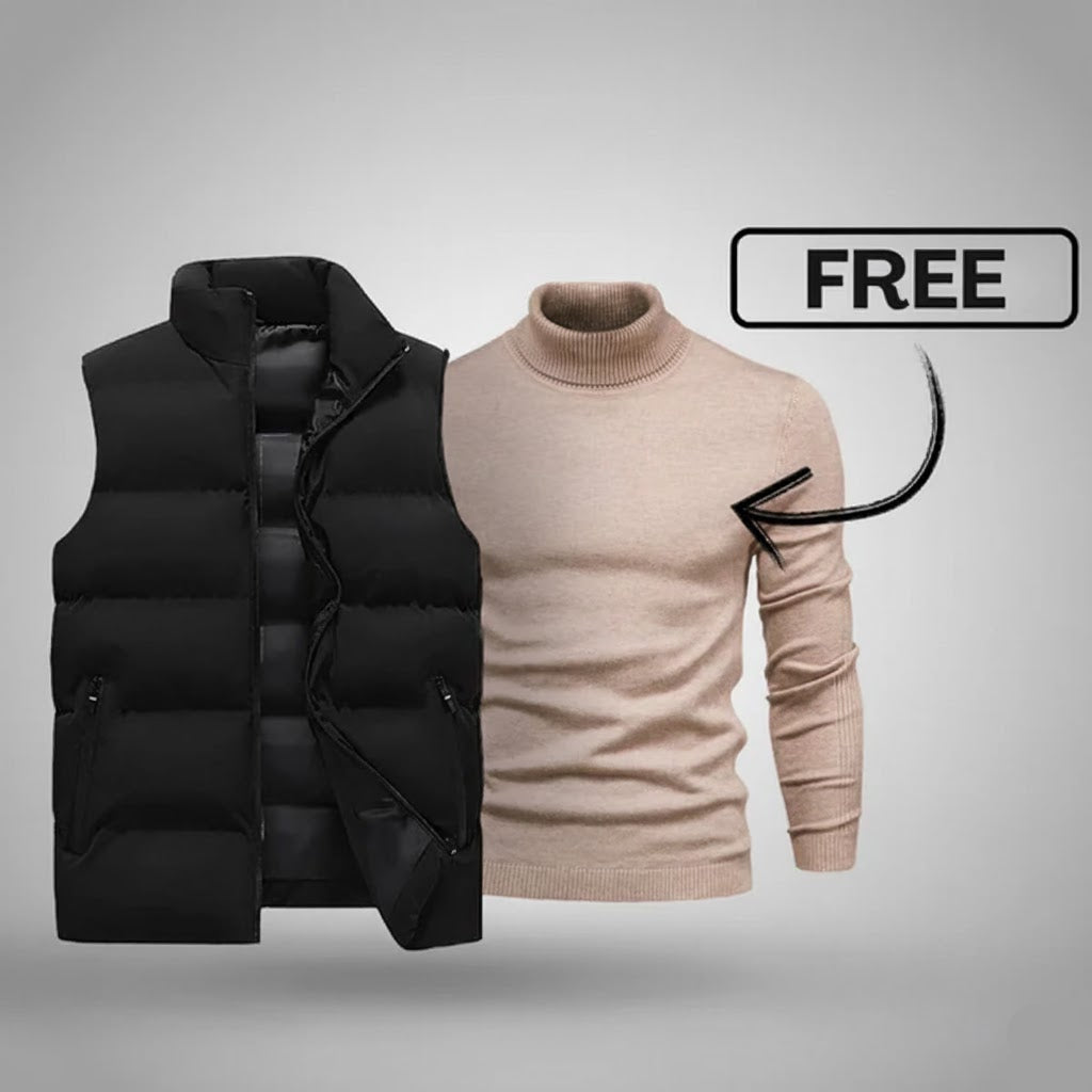 Men's Vest with Free Sweater 