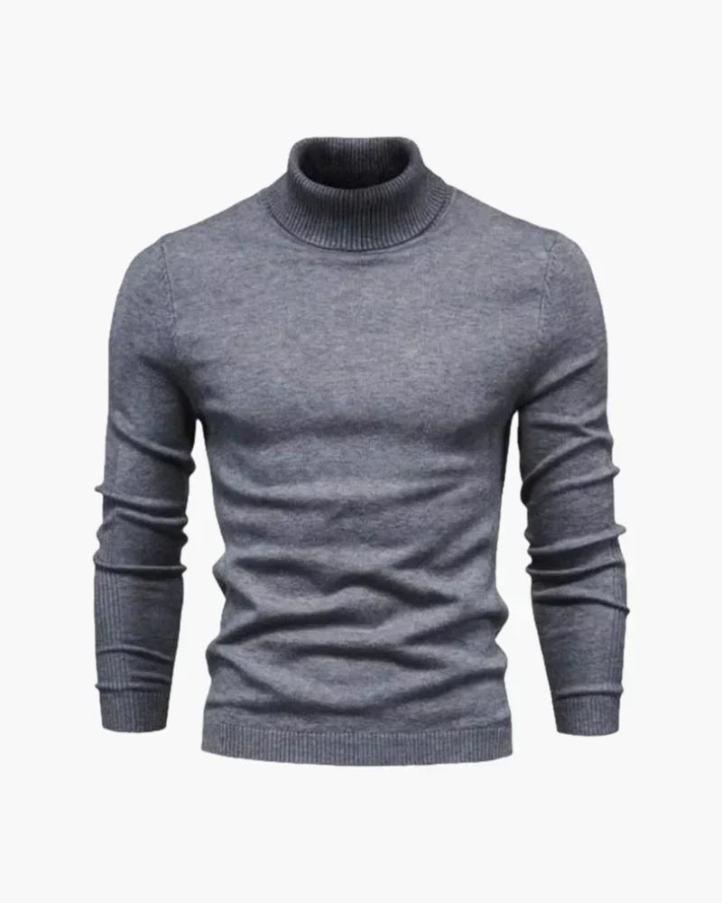 JANGSAN Merino Wool Turtleneck Sweater