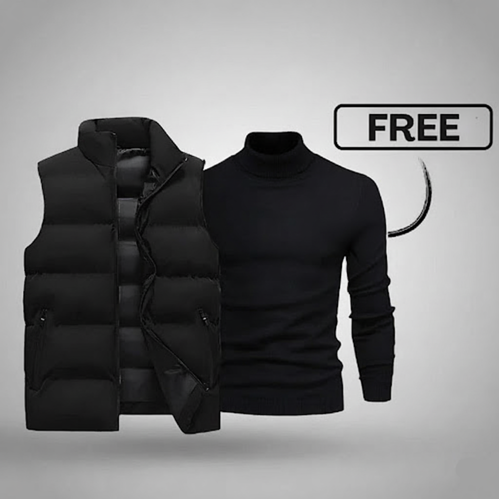 Men's Vest with Free Sweater 