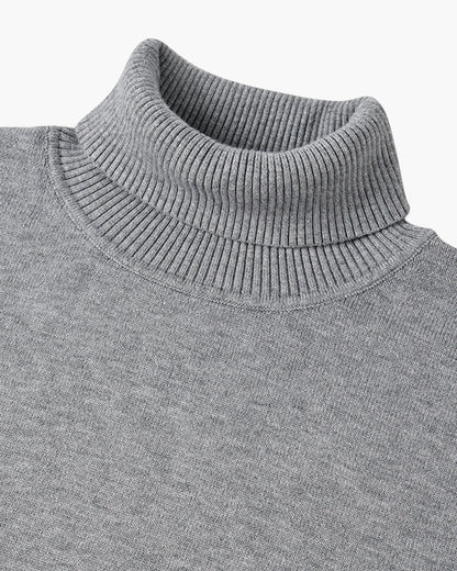 JANGSAN Merino Wool Turtleneck Sweater